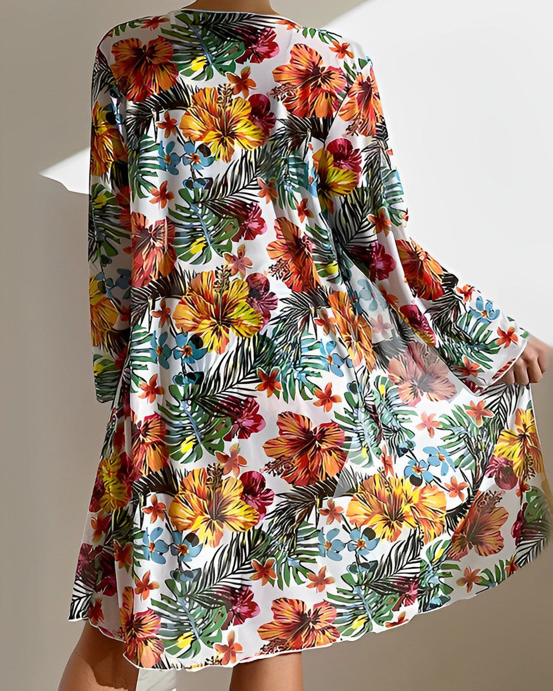 Amara | Bikiniset Drie Delig Bloemen Patroon Zomer Zwemkleding