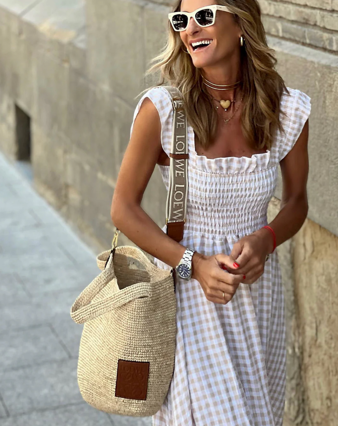 Annabel | Elegante Dames Maxi Gesmokte Zomerjurk