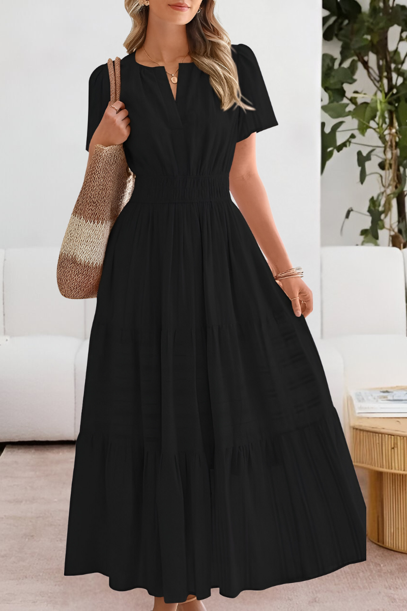 Benthe | Luchtige Dames Midi Jurk Boho