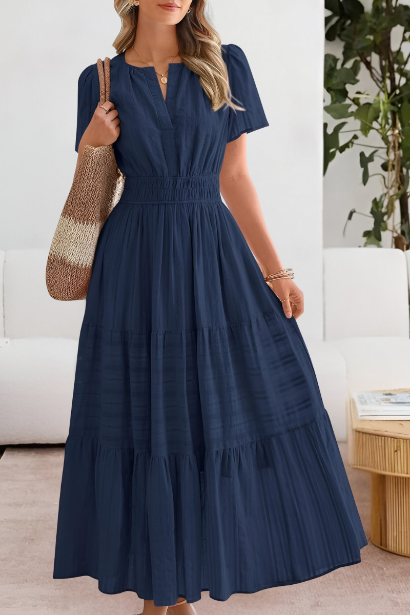 Benthe | Luchtige Dames Midi Jurk Boho