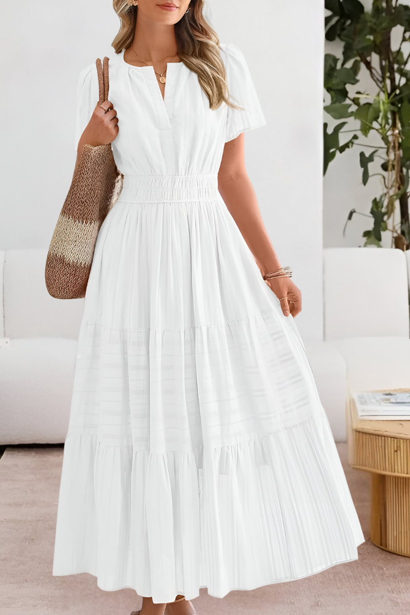 Benthe | Luchtige Dames Midi Jurk Boho