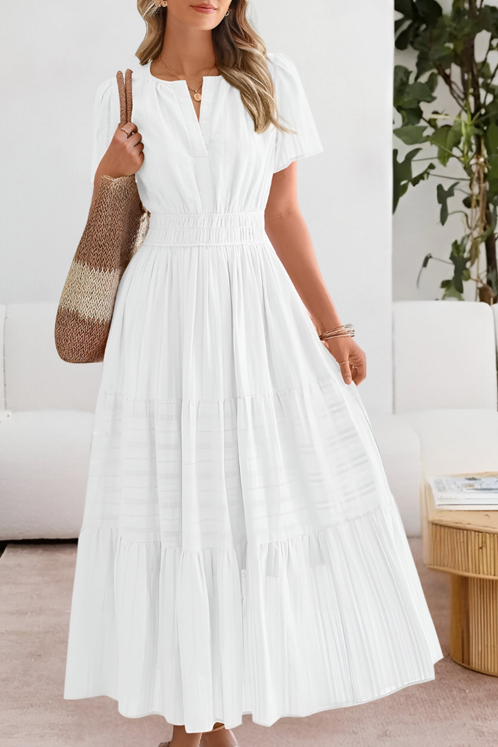 Benthe | Luchtige Dames Midi Jurk Boho