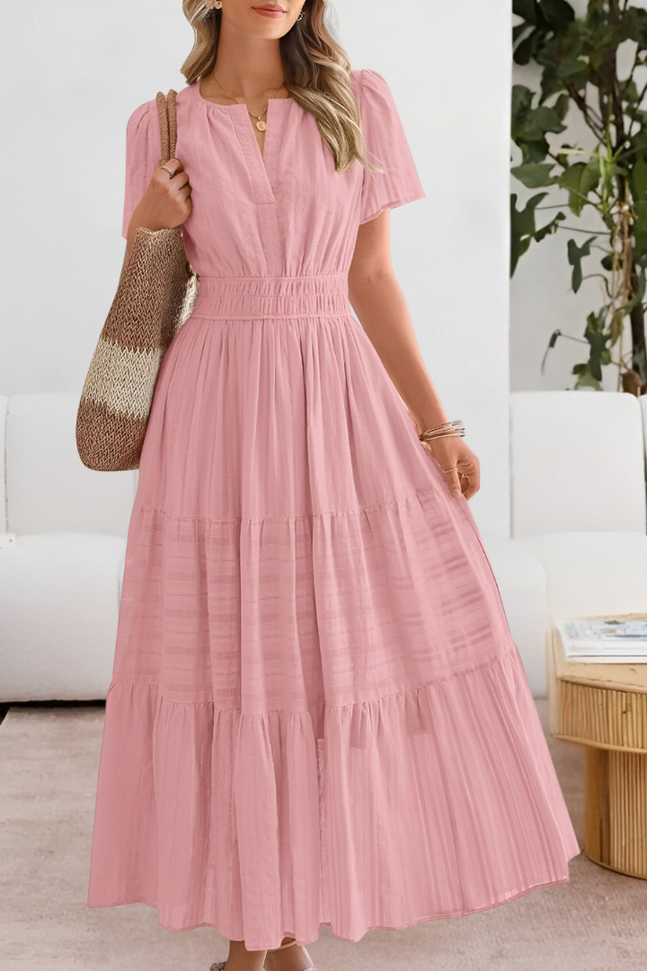 Benthe | Luchtige Dames Midi Jurk Boho