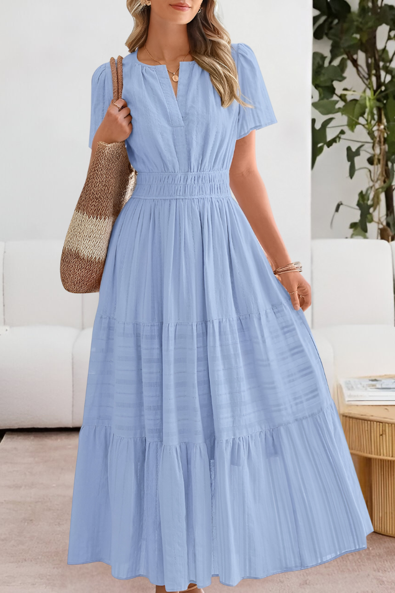 Benthe | Luchtige Dames Midi Jurk Boho