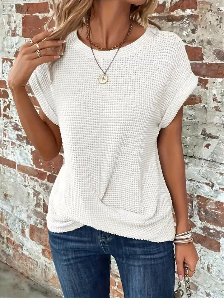 Bo | Dames Casual Ronde-Hals Korte Mouw Top