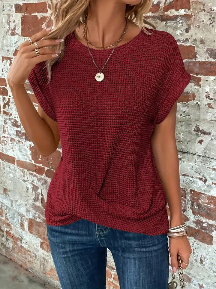 Bo | Dames Casual Ronde-Hals Korte Mouw Top