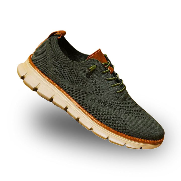 Bram | Heren orthopedische Ademend Brede Neus Sneakers