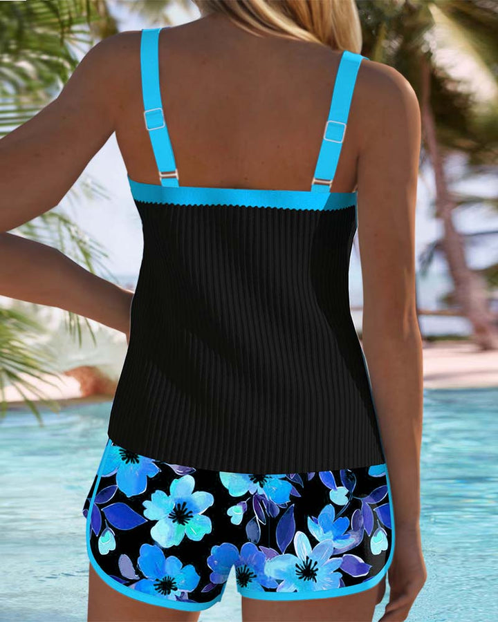 Britt | Dames Tankini Zwemkleding Short Set Tweedelig Badpak