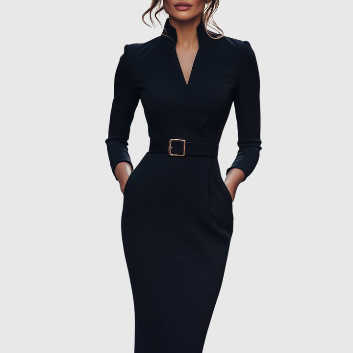 Claribel | Stijlvolle Dames Midi Jurk