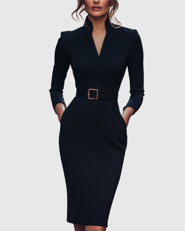 Claribel | Stijlvolle Dames Midi Jurk