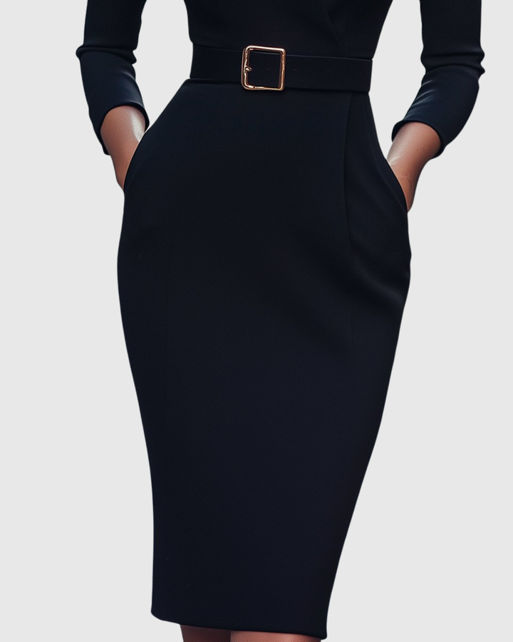 Claribel | Stijlvolle Dames Midi Jurk