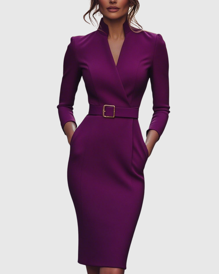 Claribel | Stijlvolle Dames Midi Jurk