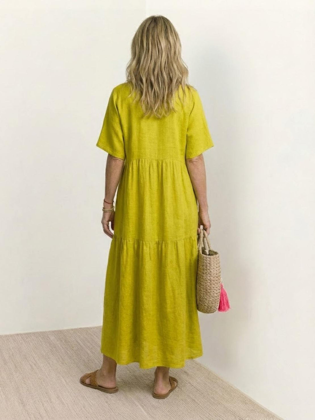 Fenna | Dames Maxi Jurk Boho Zomer Loose Fit Casual