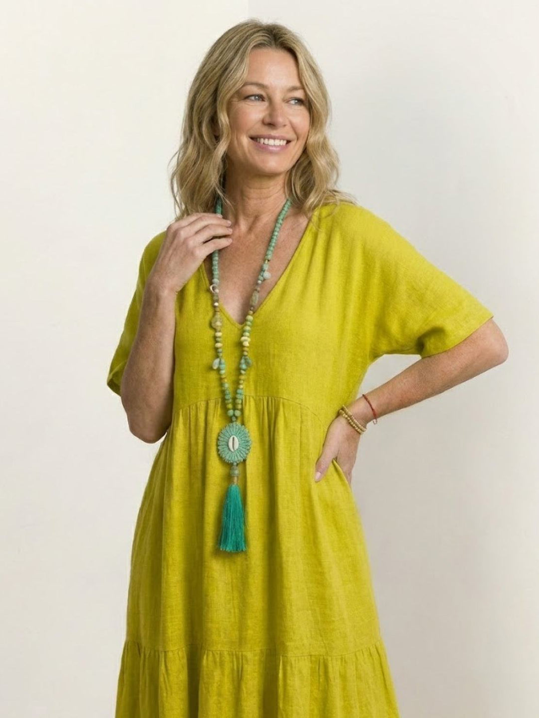 Fenna | Dames Maxi Jurk Boho Zomer Loose Fit Casual