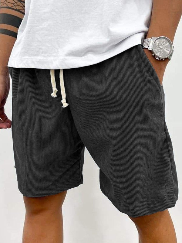 Finn | Heren Corduroy Shorts Trekkoord Relaxed Fit