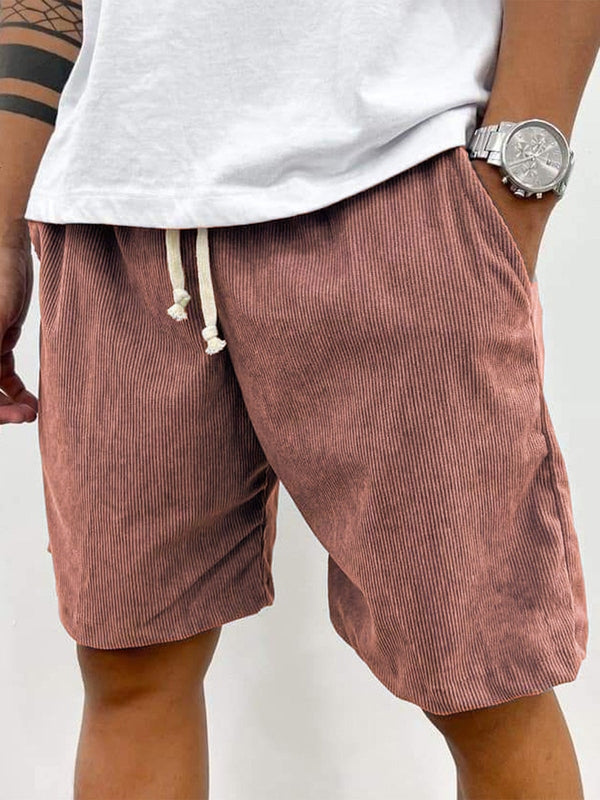 Finn | Heren Corduroy Shorts Trekkoord Relaxed Fit