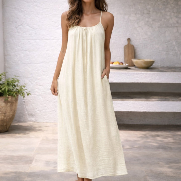 Heidi | Elegante Dames Maxi-Jurk Spaghettibandje