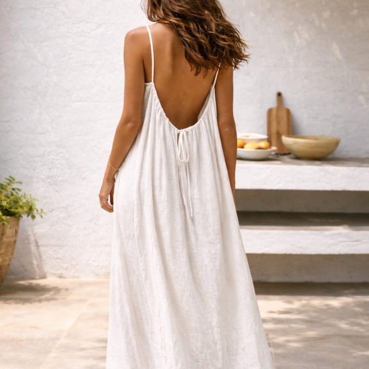 Heidi | Elegante Dames Maxi-Jurk Spaghettibandje