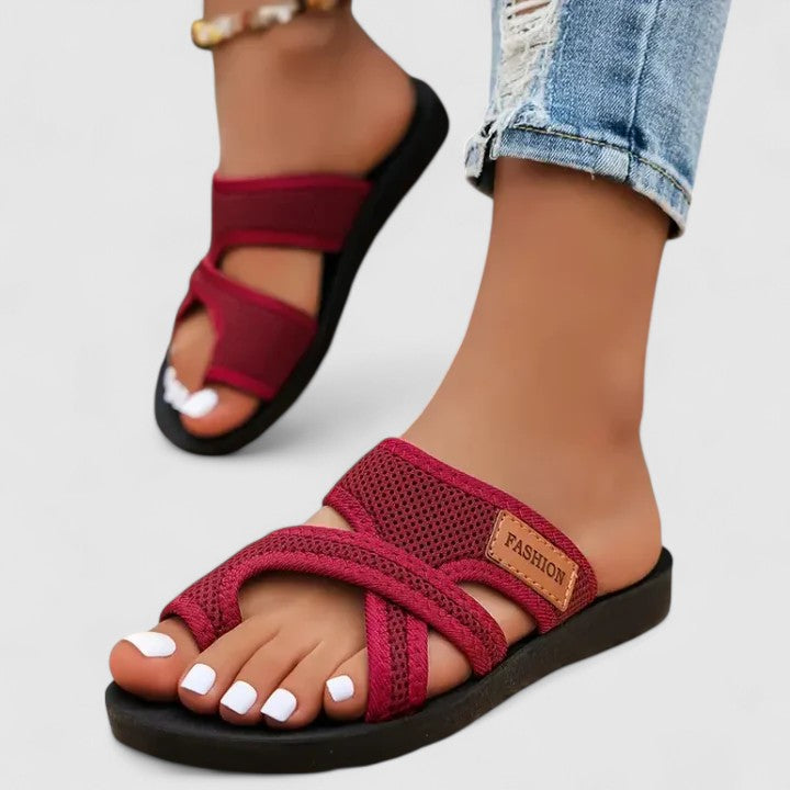 Hester | Dames Orthopedische Zomer Sandalen Gekruiste Bandjes
