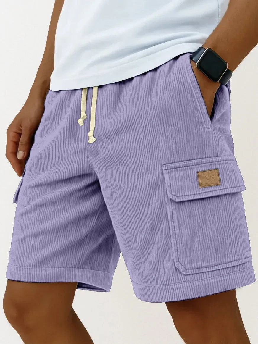 Kees | Heren Korte Broek Casual Cargo Zak Drawstring Relaxed Fit