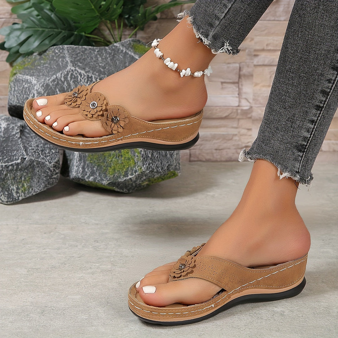 Linde | Dames Orthopedische Instap Zomer Sandalen