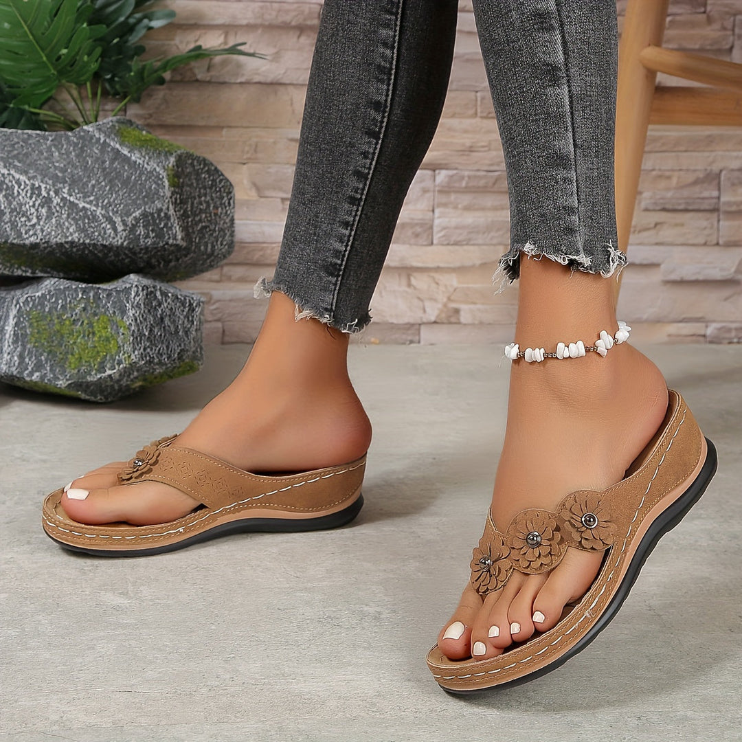 Linde | Dames Orthopedische Instap Zomer Sandalen