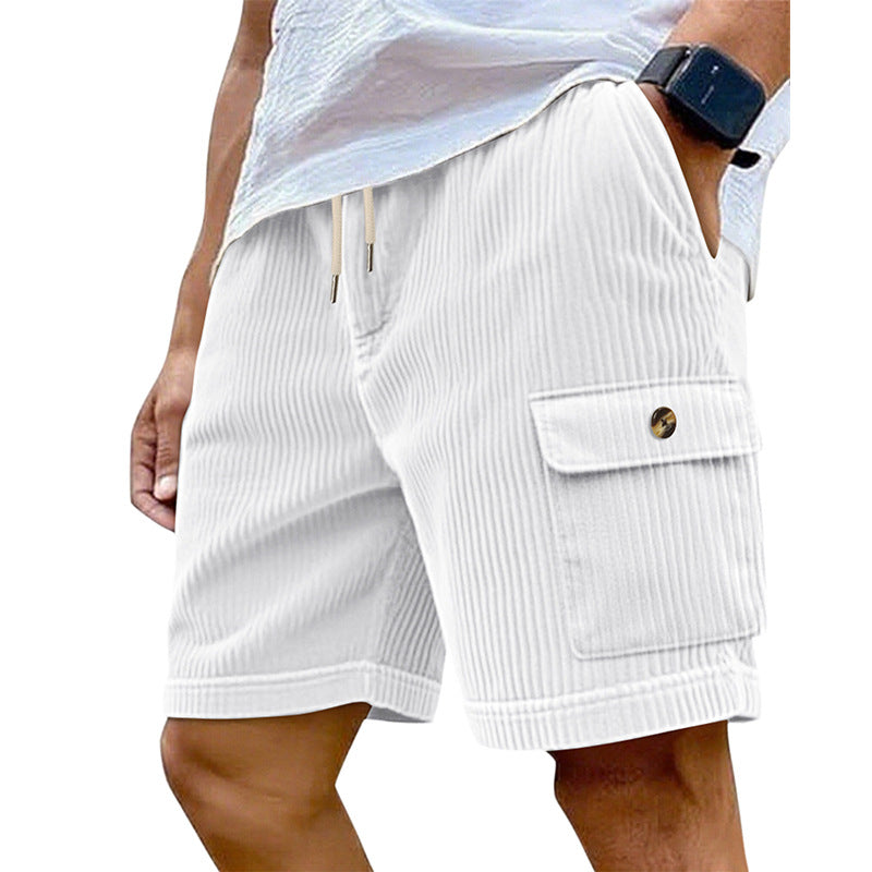 Lucas | Heren Slim-Fit Cargo Trekkoord Korte Broek