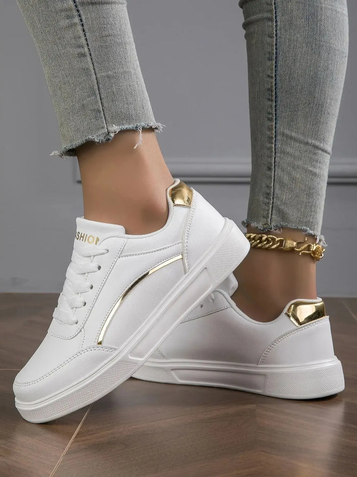 Mila | Dames Veter Platform Sneakers