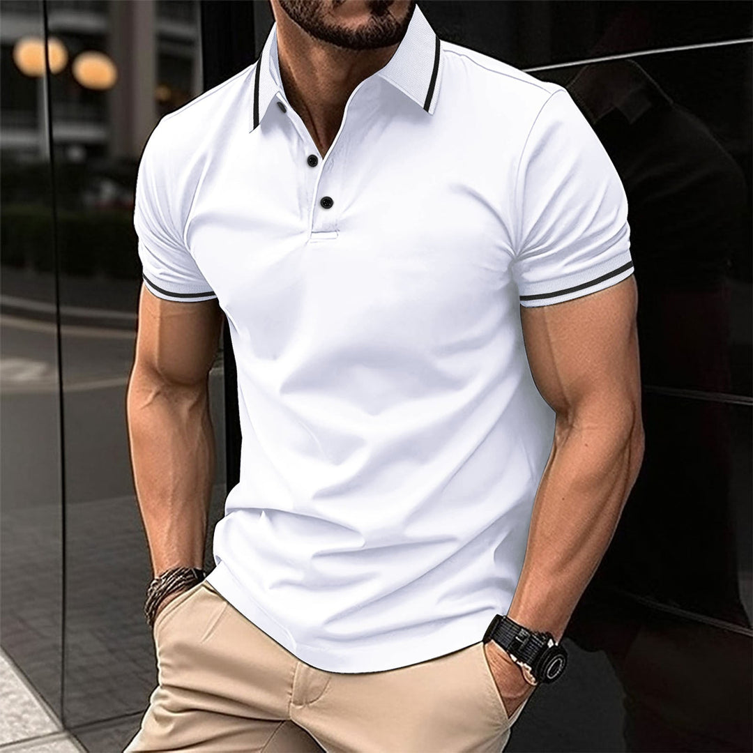 Niels | Heren Poloshirt Slim-Fit Casual-Chique Klassiek