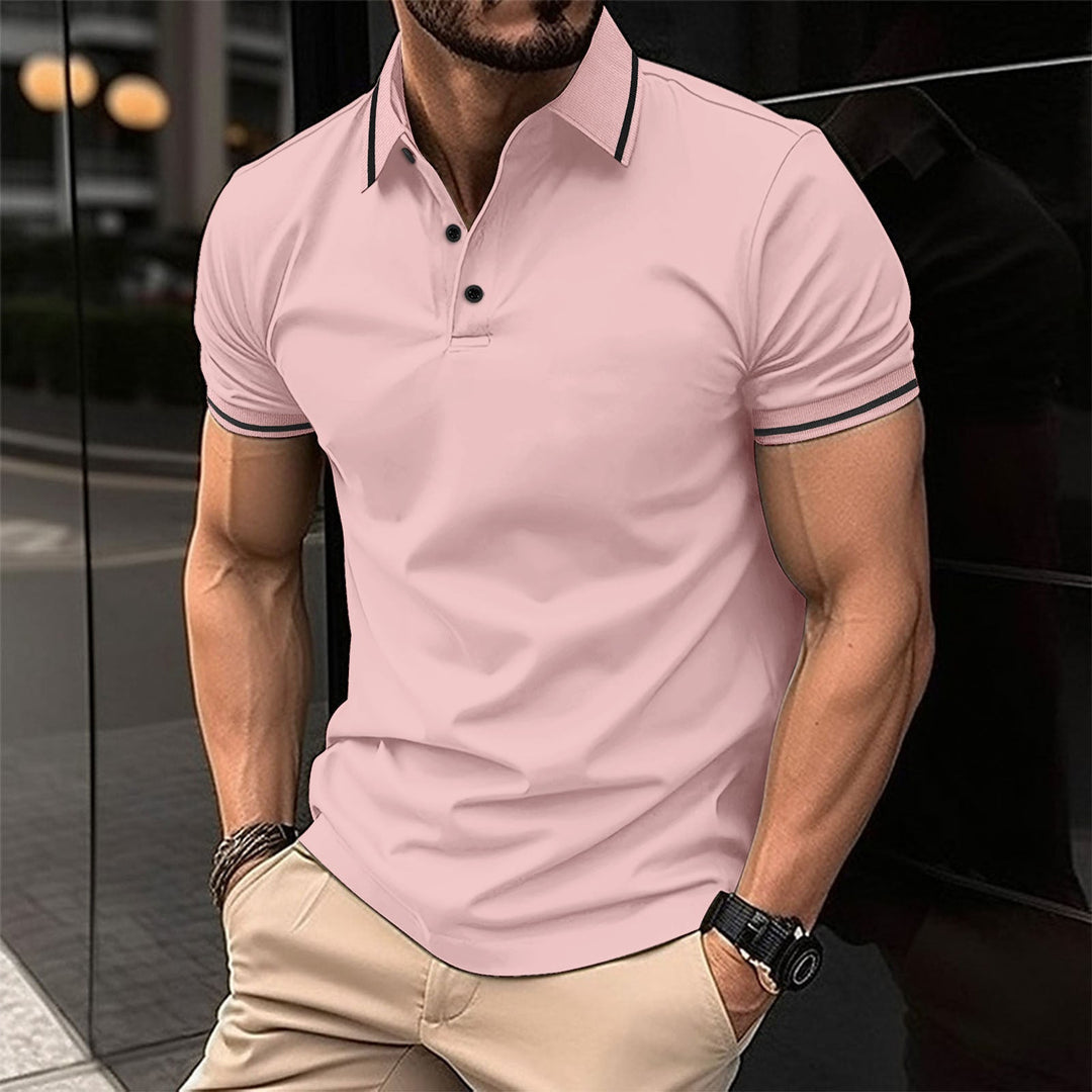 Niels | Heren Poloshirt Slim-Fit Casual-Chique Klassiek
