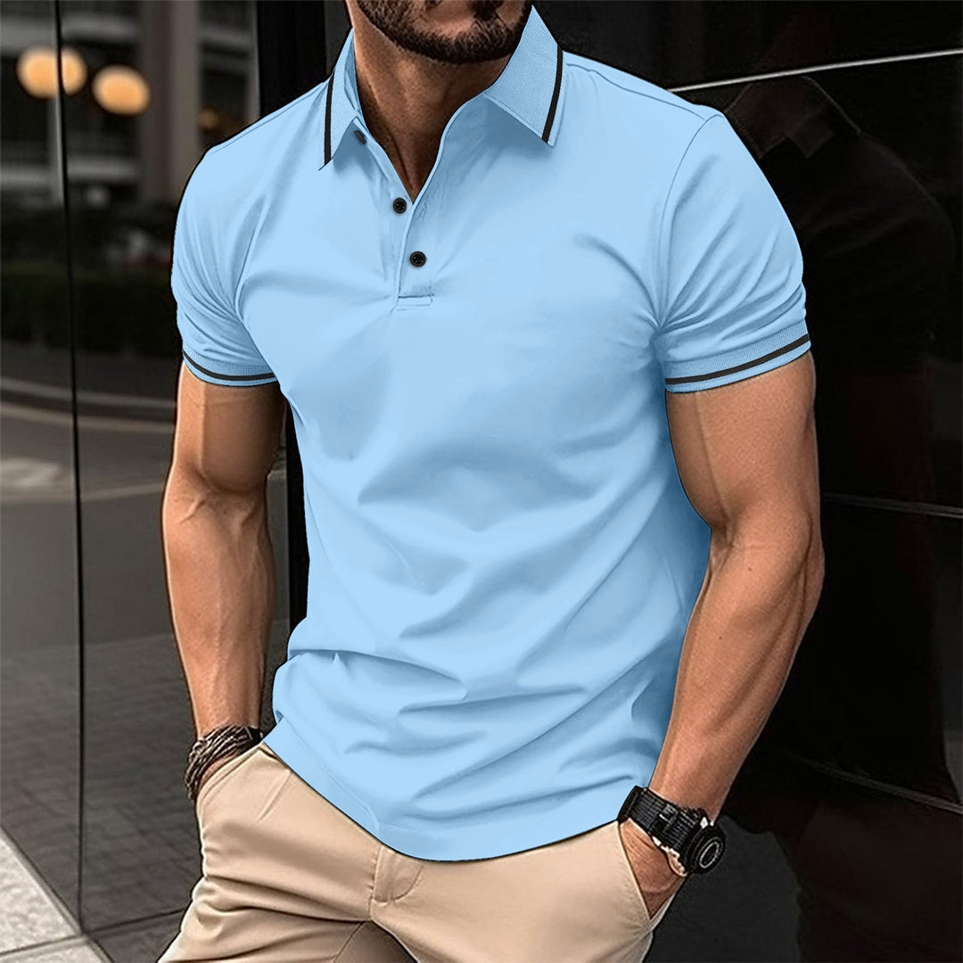 Niels | Heren Poloshirt Slim-Fit Casual-Chique Klassiek