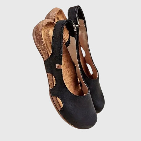 Sanne | Dames Orthopedische Uitgesneden Ballerina&