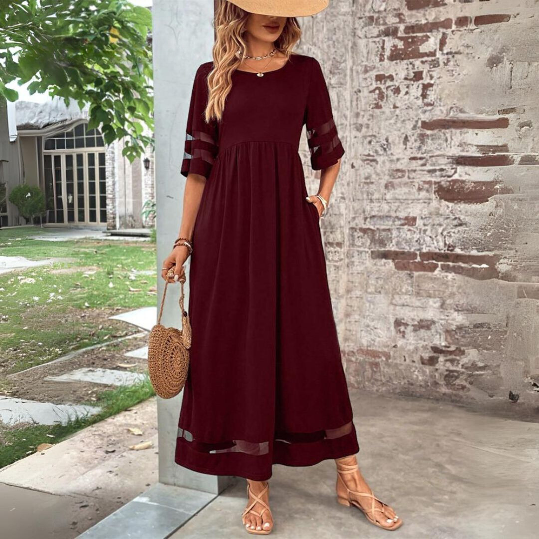 Serafina | Elegant Dames Maxi Flatterende Zomerjurk