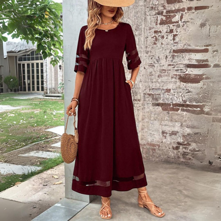 Serafina | Elegant Dames Maxi Flatterende Zomerjurk