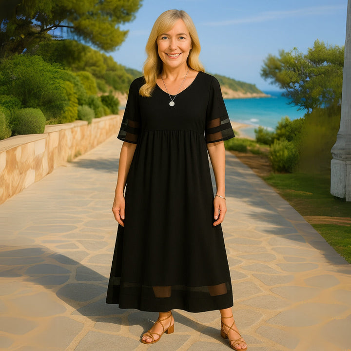 Serafina | Elegant Dames Maxi Flatterende Zomerjurk