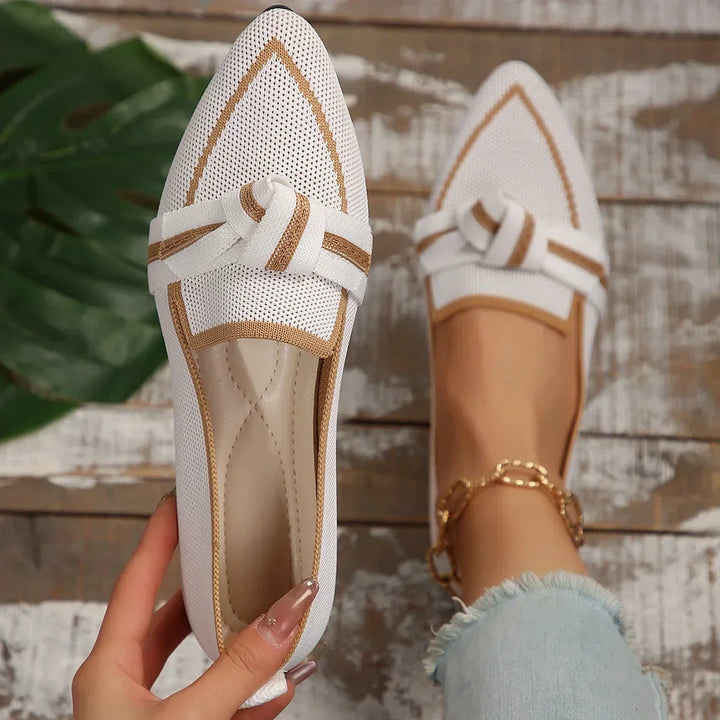 Sofie | Dames Spitse Neus Instap Loafers