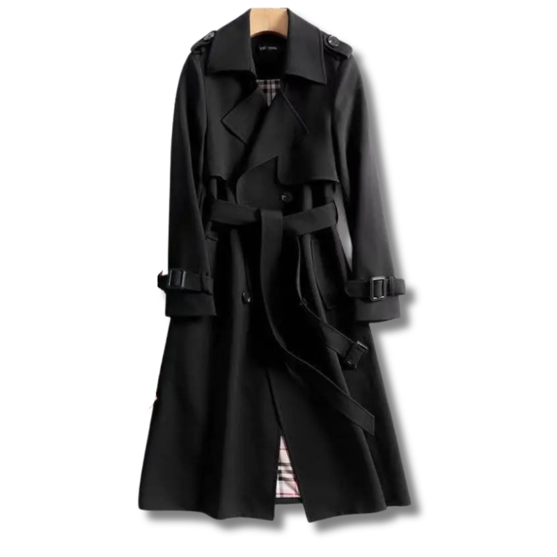 Vera | Dames Klassieke Lange Trenchcoat