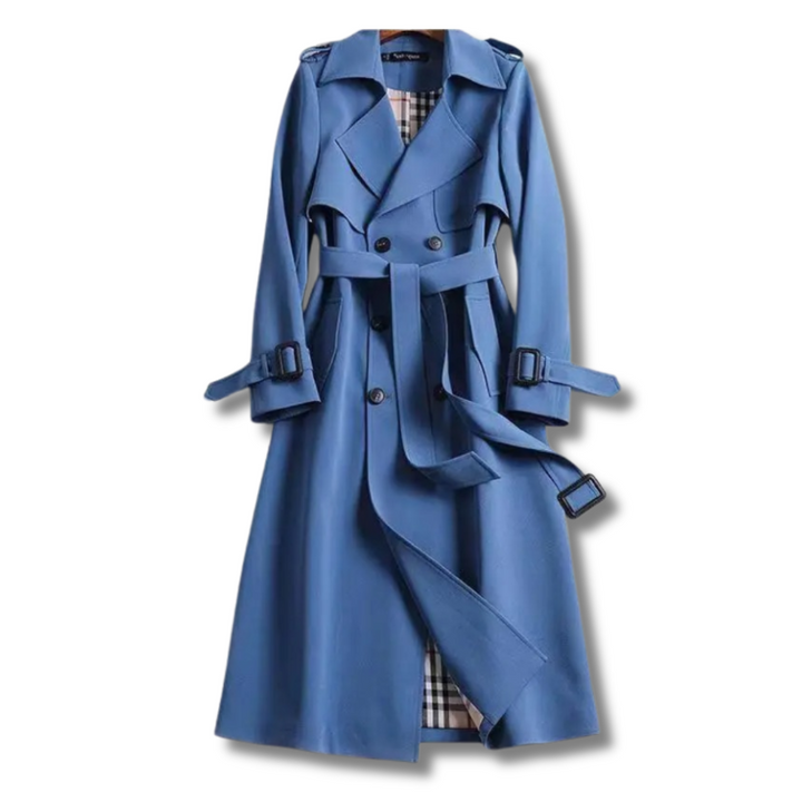 Vera | Dames Klassieke Lange Trenchcoat
