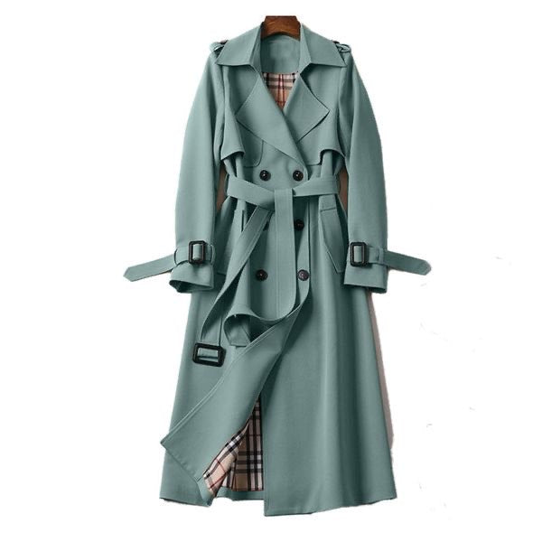 Vera | Dames Klassieke Lange Trenchcoat
