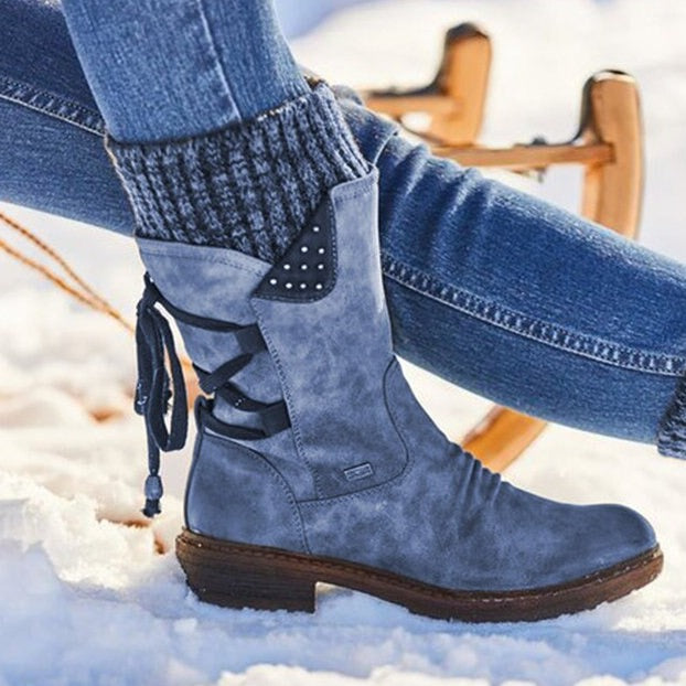 Danique | Dames Halfhoge Winter Laarzen