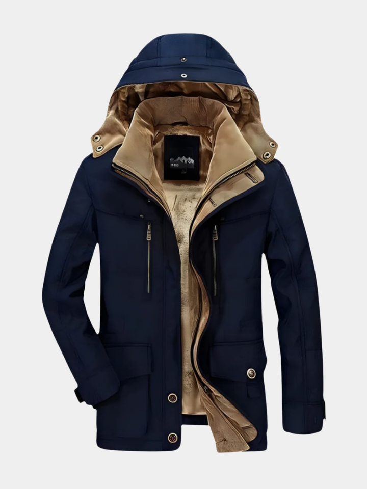 Francesco | Heren Gevoerde Capuchon Parka Winterjas