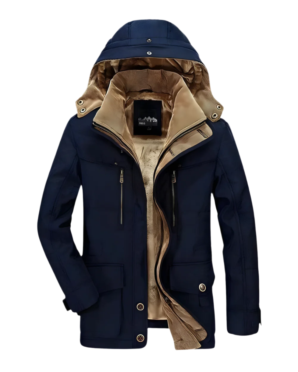 Francesco | Heren Gevoerde Capuchon Parka Winterjas