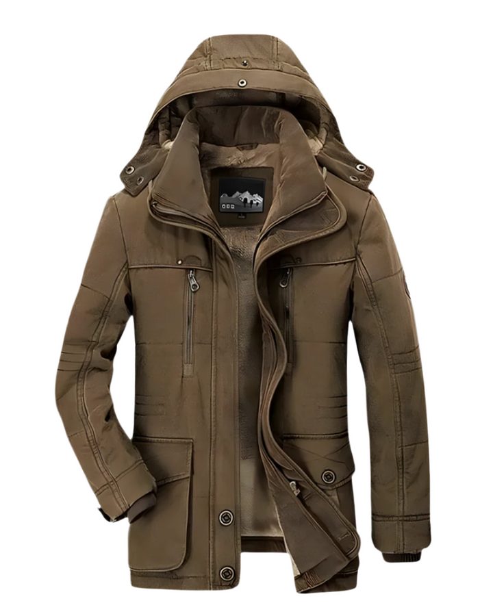 Francesco | Heren Gevoerde Capuchon Parka Winterjas