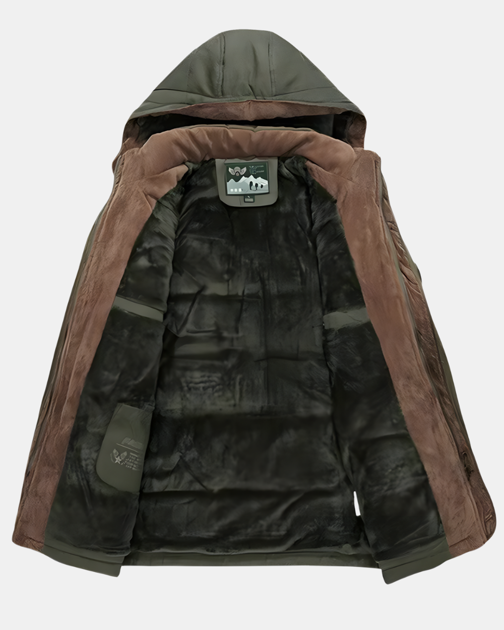 Francesco | Heren Gevoerde Capuchon Parka Winterjas