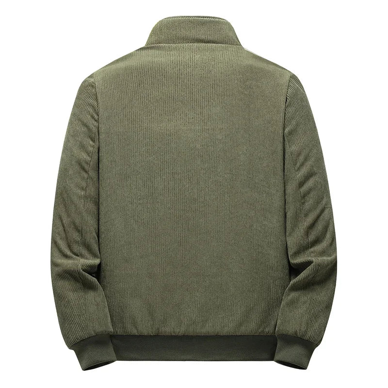 Laurent | Heren Fleece Gevoerd Corduroy Winterjas