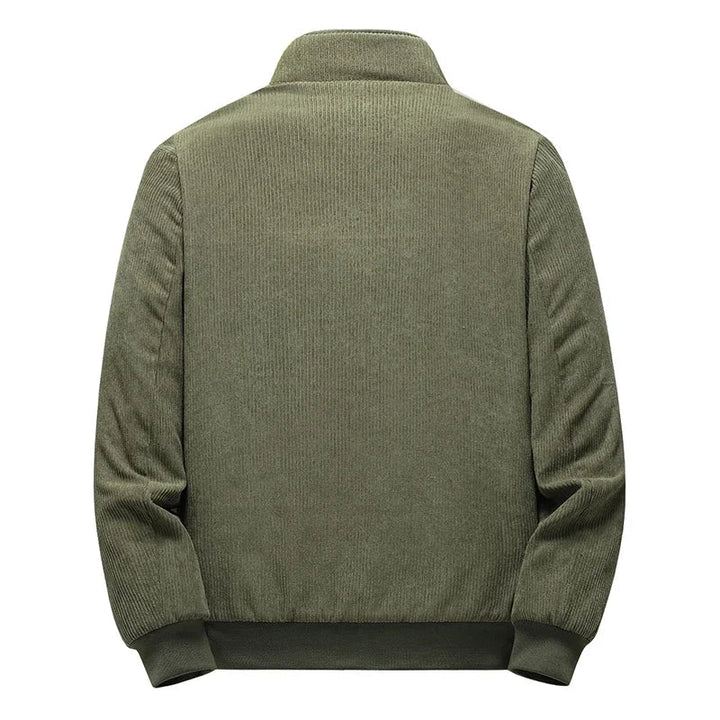 Laurent | Heren Fleece Gevoerd Corduroy Winterjas