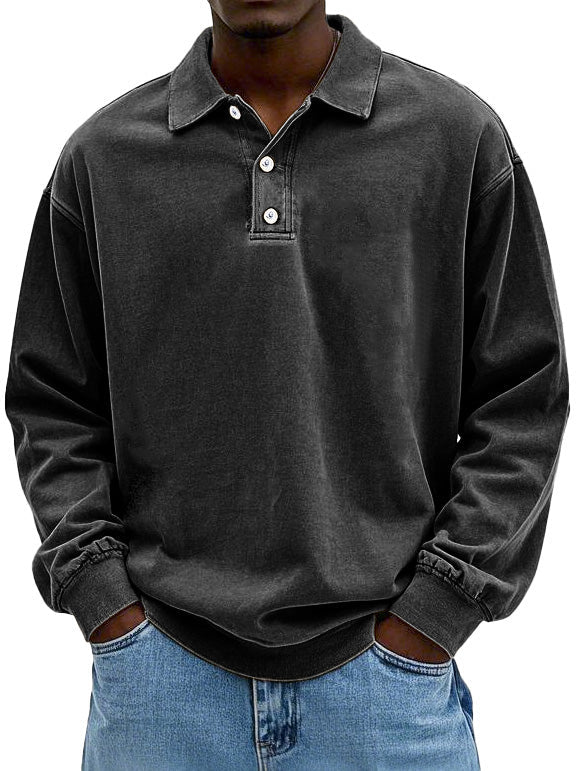 Laurent | Heren Oversized Polokraag Sweater