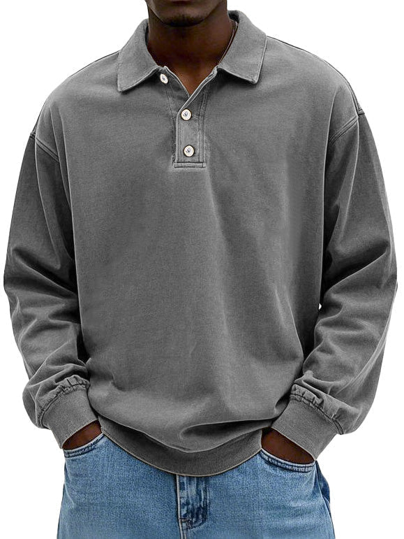Laurent | Heren Oversized Polokraag Sweater