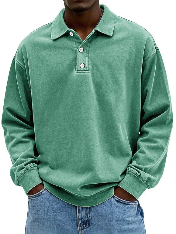 Laurent | Heren Oversized Polokraag Sweater