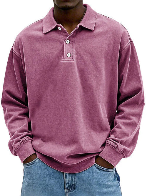 Laurent | Heren Oversized Polokraag Sweater